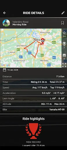 MyRide – Motorcycle Routes screenshot