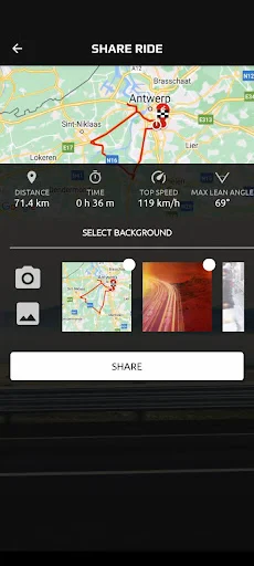 MyRide – Motorcycle Routes screenshot