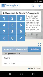 NAK Gesangbuch screenshot 1