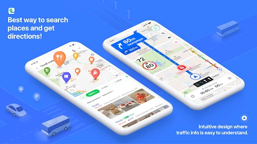 NAVER Map, Navigation screenshot