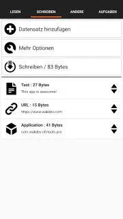 NFC Tools screenshot 3