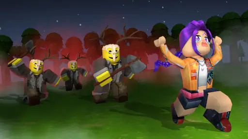 Night in Survive Dark Forest screenshot 1