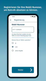 nora - Notruf-App screenshot 2