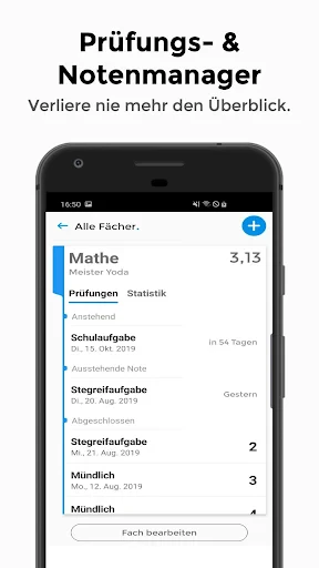 Notenapp - Schulplaner digital screenshot