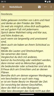 Notepad - einfache Notizen screenshot 2