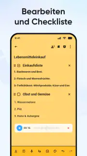 Notizen: Notizblock, Notizbuch screenshot 2