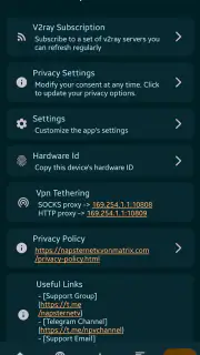 Npv Tunnel V2ray/SSH screenshot 5