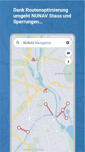 NUNAV Navigation screenshot