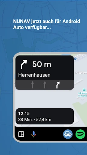 NUNAV Navigation screenshot