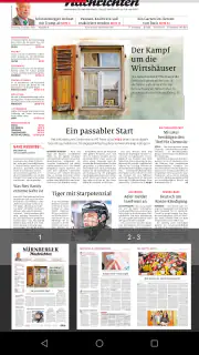 Nürnberger Nachrichten E-Paper screenshot 3