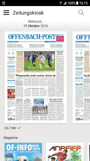Offenbach-Post E-Paper screenshot 1