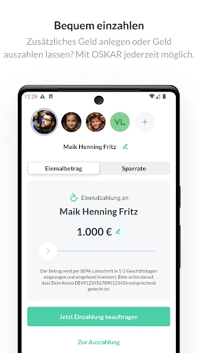 Oskar - Dein ETF Sparplan screenshot