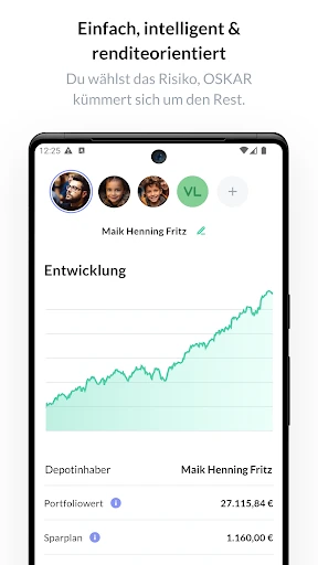 Oskar - Dein ETF Sparplan screenshot
