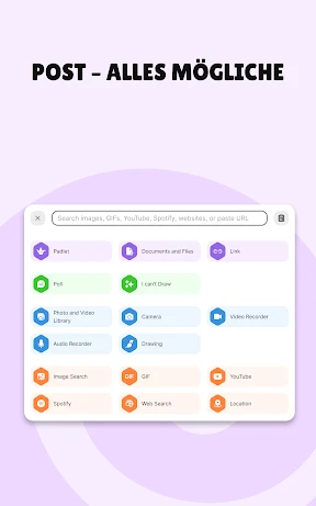 Padlet screenshot