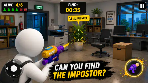 Paint Hide and Seek: Friends screenshot 2