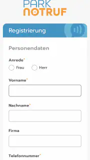 Parknotruf screenshot 1