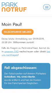 Parknotruf screenshot 3
