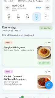 PCA Kantine screenshot 2