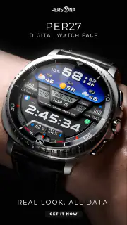 PER27 Digital Watch Face screenshot 1