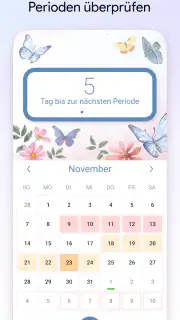 Perioden Kalender: Mein Zyklus screenshot 1