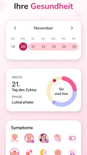 Periodenkalender - Zyklus screenshot 3