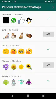 Personal stickers for WhatsApp screenshot 1