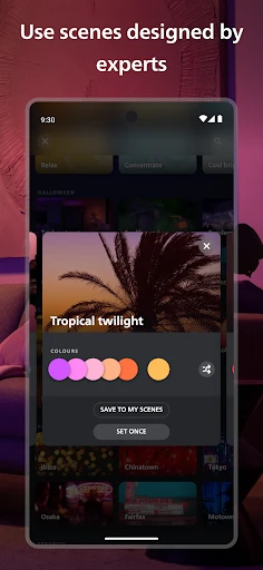 Philips Hue screenshot