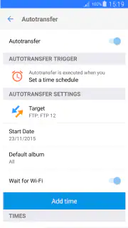 PhotoSync Autotransfer Add-On screenshot 7