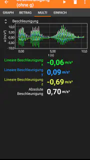 phyphox screenshot 4