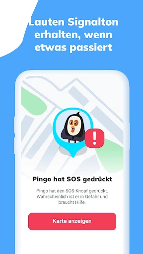 Pingo: Handy-Ortung per GPS screenshot