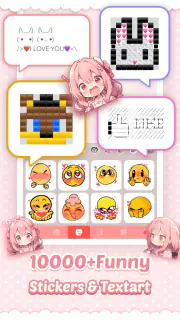Pink Cute Hippo Themen screenshot 6