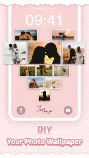 Pink Cute Hippo Themen screenshot 7