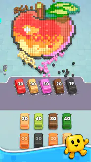 Pixel Drop: Bus Puzzle screenshot 2