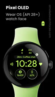 Pixel OLED: Watch face screenshot 1