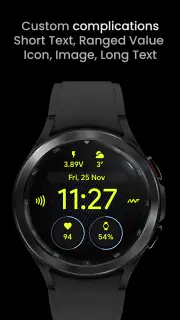 Pixel OLED: Watch face screenshot 6
