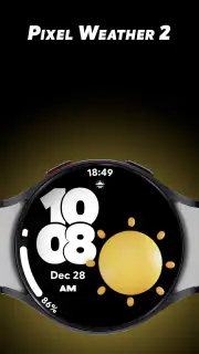 Pixel Weather 2 - Watch face screenshot 1