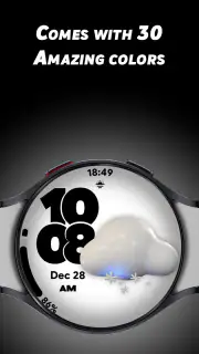 Pixel Weather 2 - Watch face screenshot 2