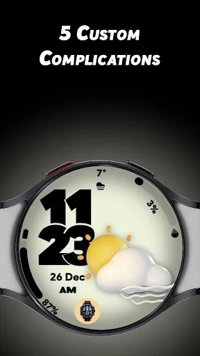 Pixel Weather 2 - Watch face screenshot