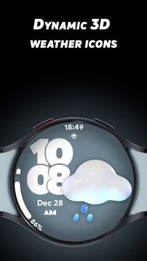 Pixel Weather 2 - Watch face screenshot