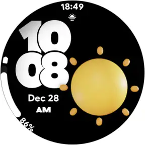 Pixel Weather 2 - Watch face screenshot 6