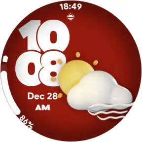 Pixel Weather 2 - Watch face screenshot 7