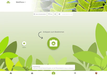Pl@ntNet Pflanzenbestimmung screenshot