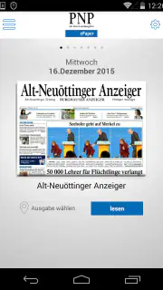 PNP ePaper - Digitale Zeitung screenshot 1