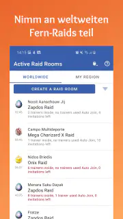 PokeRaid – Weltweite Fern-Raid screenshot 1