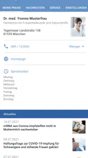 PraxisApp - Meine GynPraxis screenshot 1