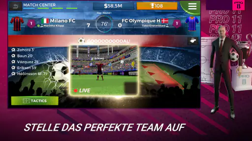Pro 11 - Fußball Manager screenshot 6