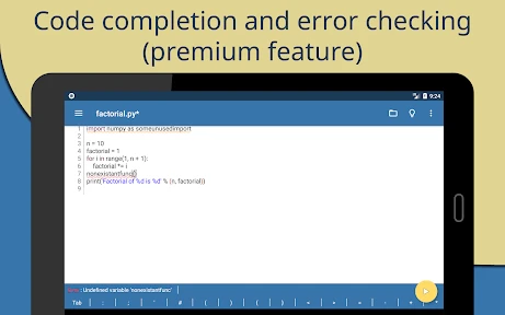 Pydroid 3 - IDE for Python 3 screenshot