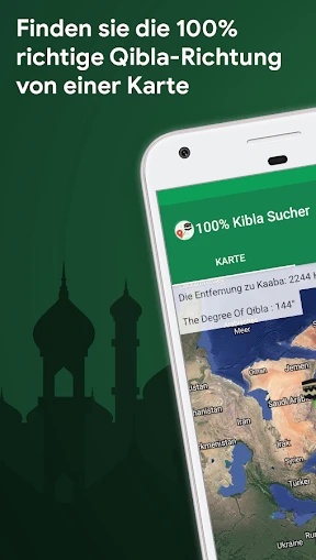 Qibla, Mekka Kompass 100% screenshot
