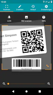 QR- & Barcode-Scanner Pro screenshot 1