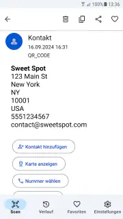 QR-Code-Scanner - werbefrei screenshot 6